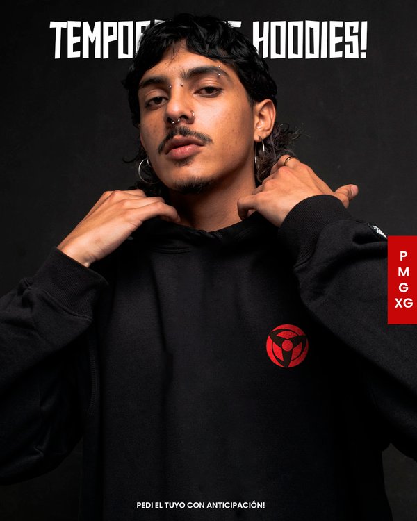 Hoodie Mangekyou Sharingan - Naruto