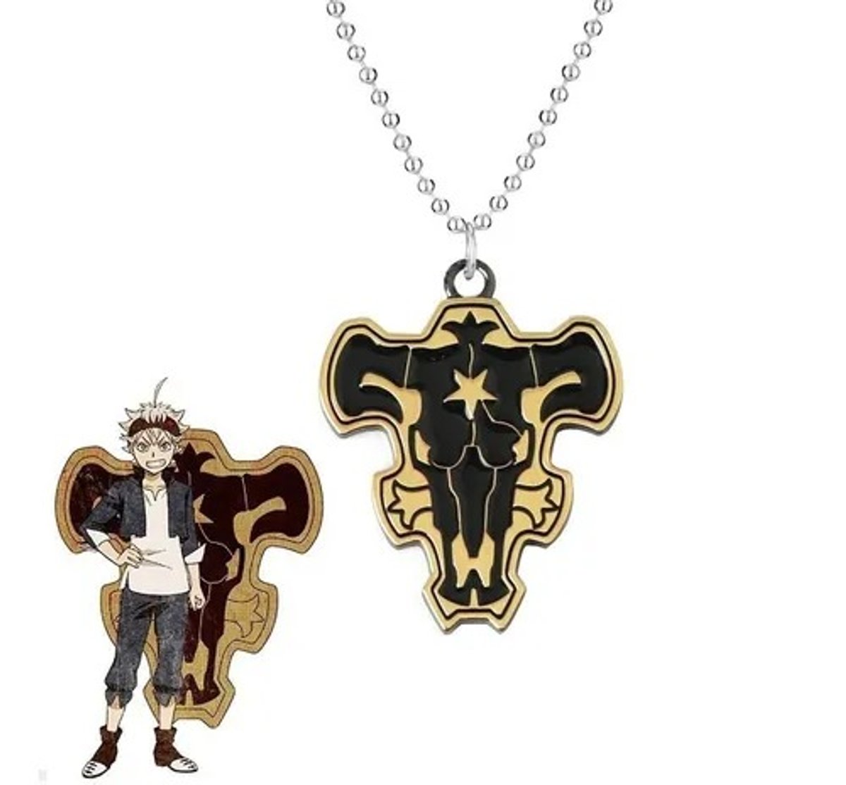 Collar Toros Negros - Black Clover - 2