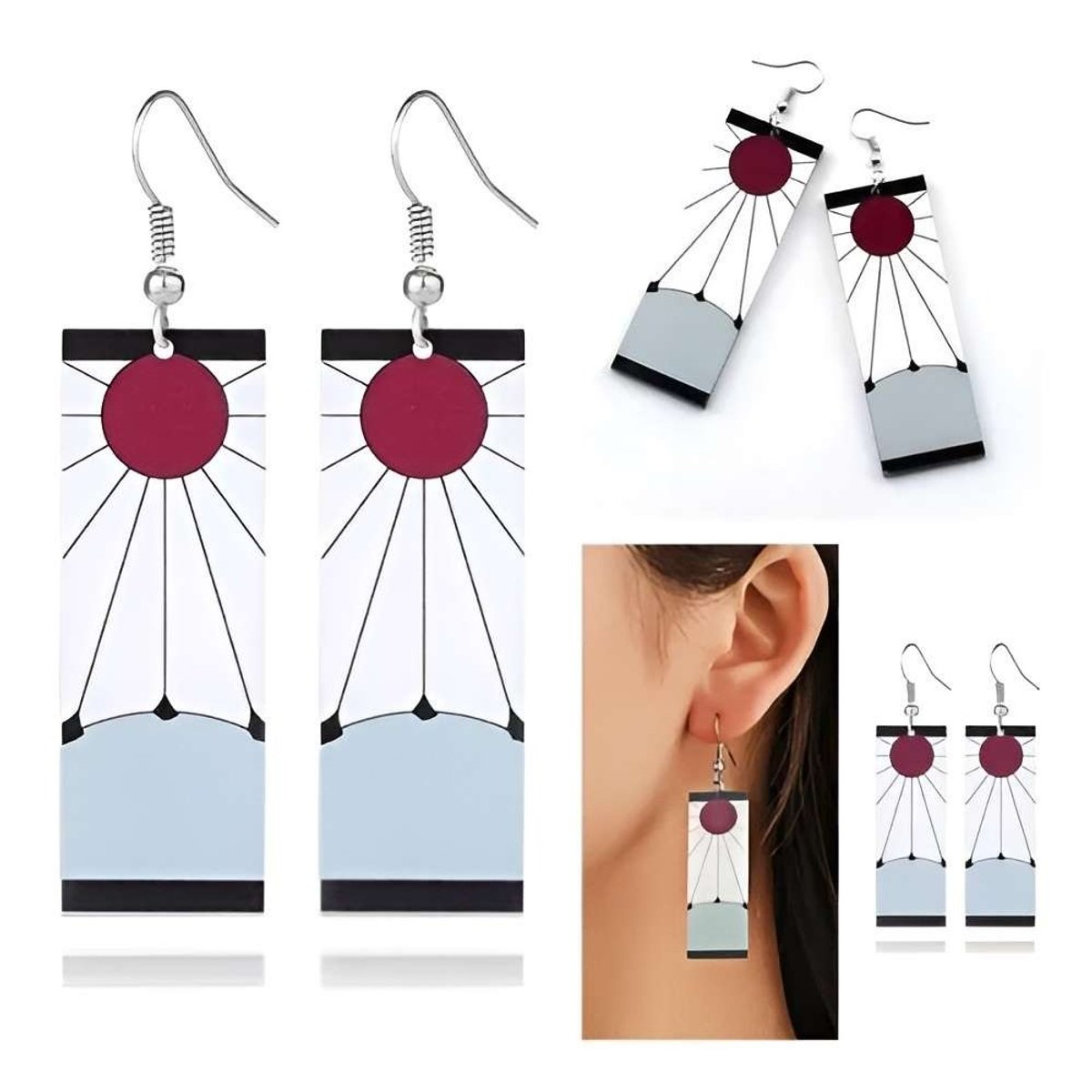 Aretes Tanjiro - Demon Slayer