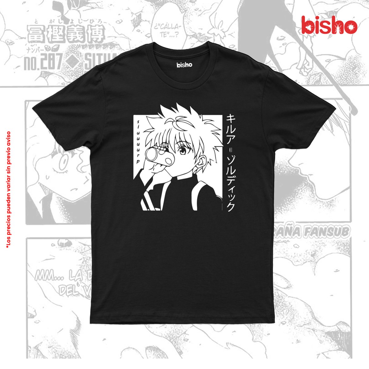 Remera Killua - Hunter x Hunter