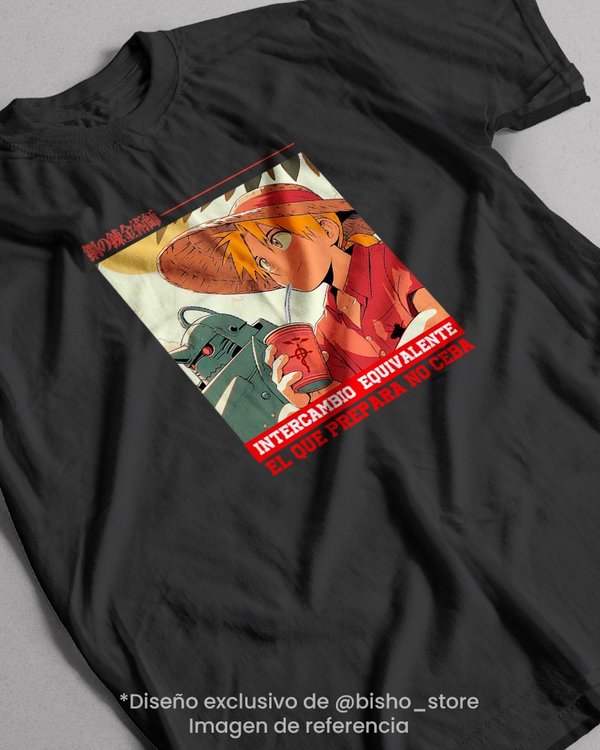 Remera  Edward - Fullmetal Alchemist