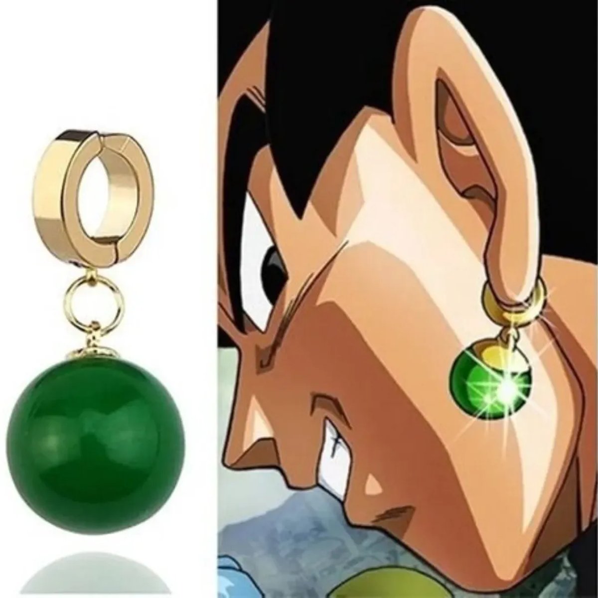 Aretes Fusión - Black Goku - 2
