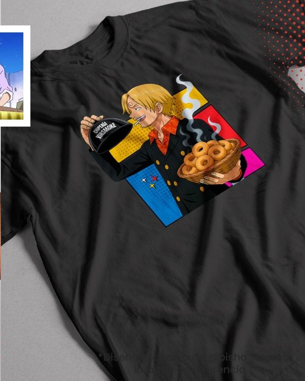 Remera Sanji - One Piece
