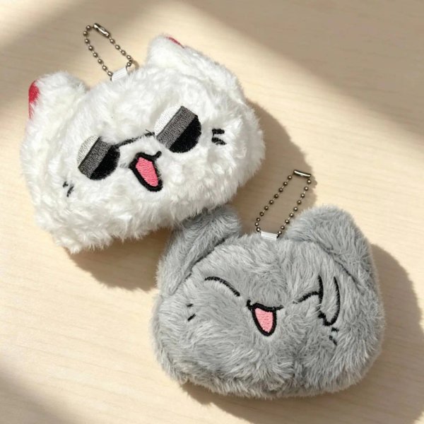 Llaveros de peluche -  Gatitos Gojo y Geto