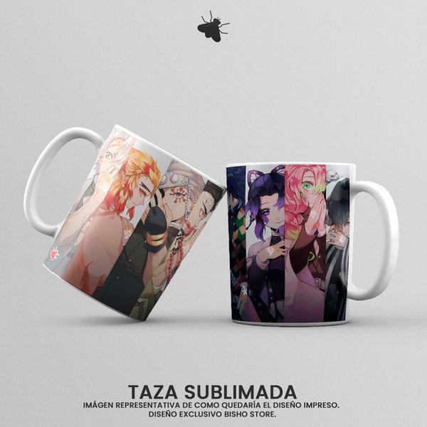Taza Pilares - Demon Slayer