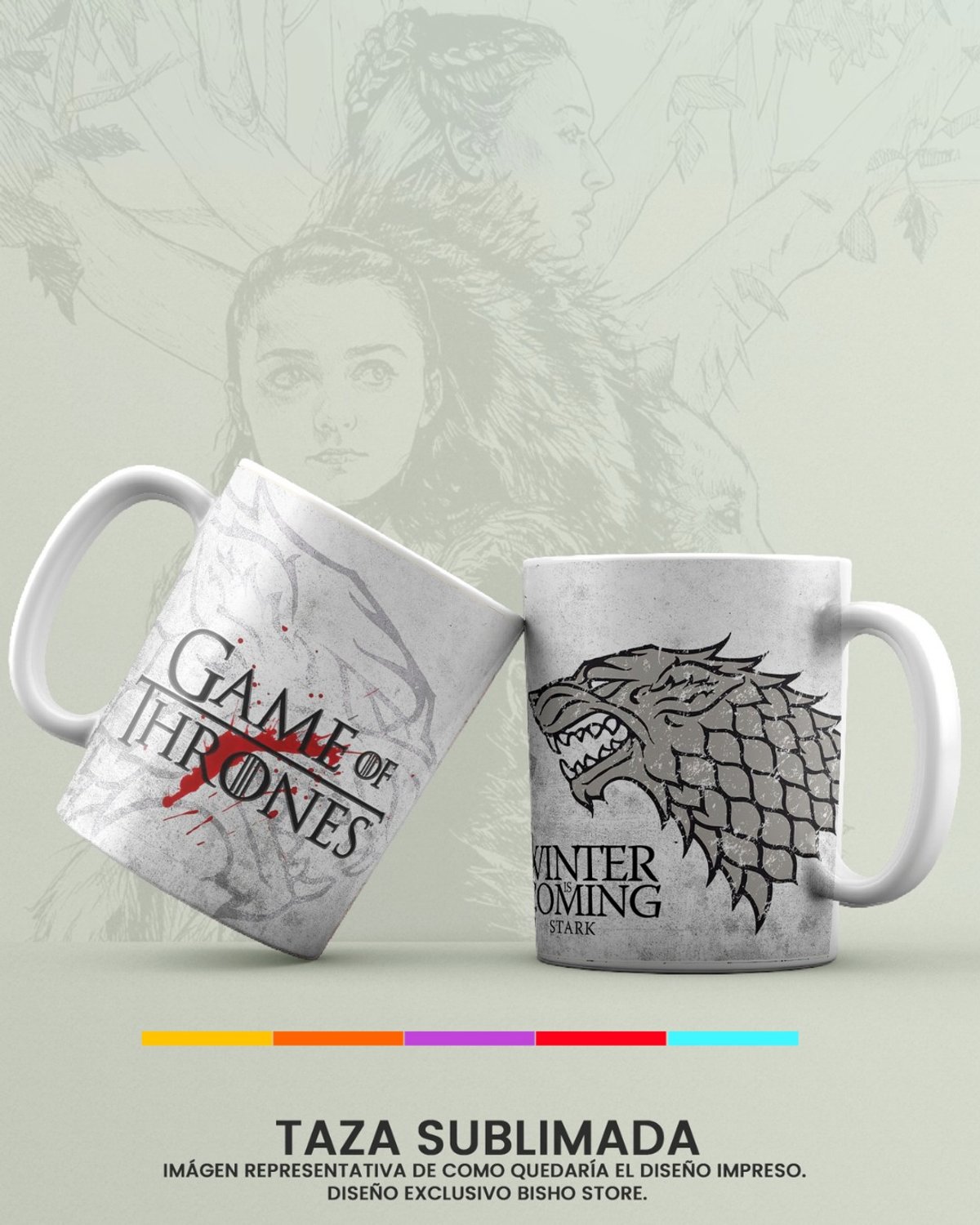 Taza Stark - Game of Thrones