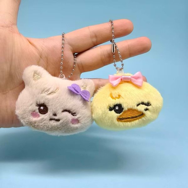 Llaveros de peluche - Black Pink