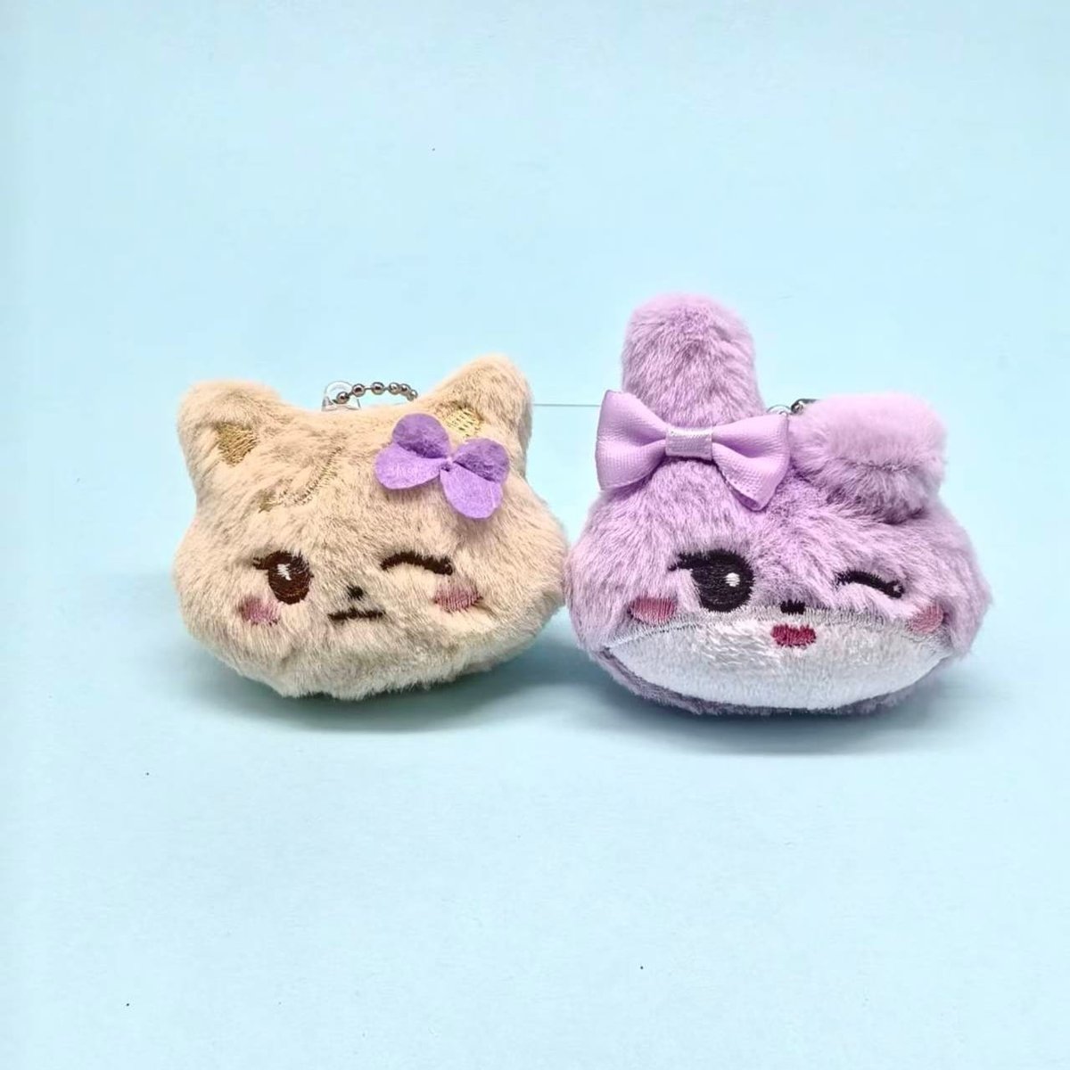 Llaveros de peluche - Black Pink - 2
