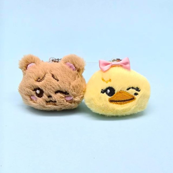 Llaveros de peluche - Black Pink