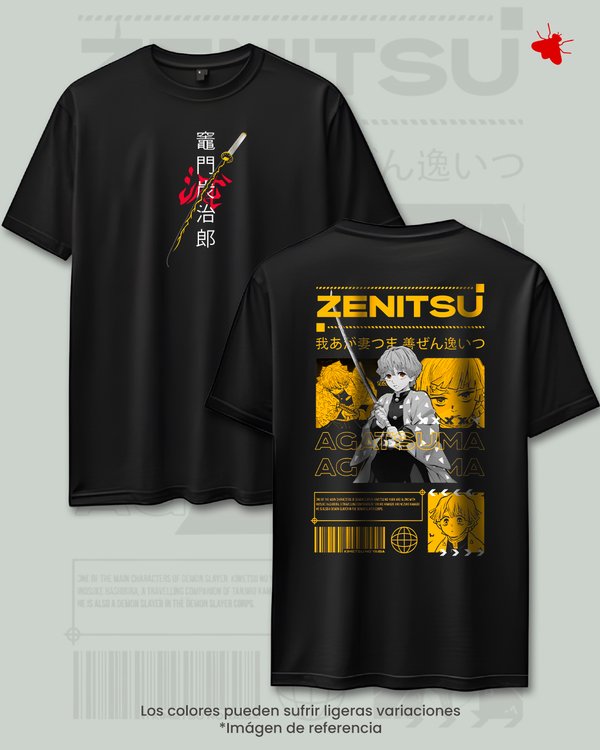 Remera Zenitsu - Demon Slayer