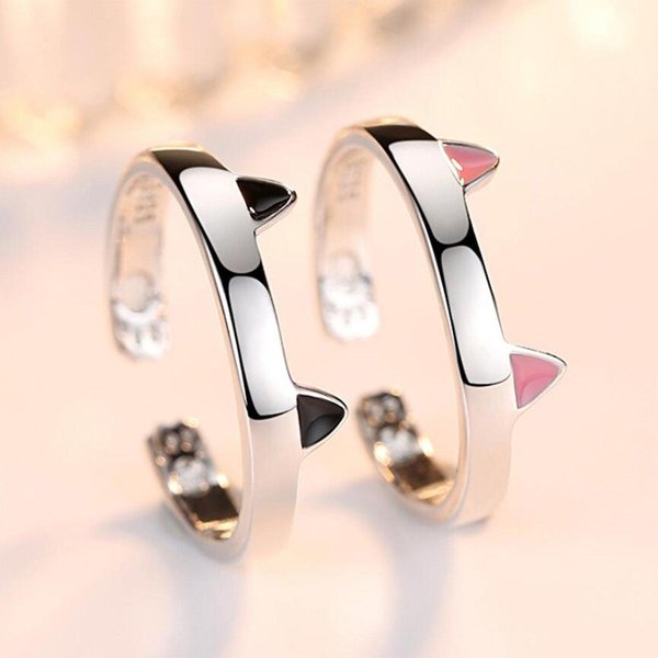 Anillos a juego gatitos