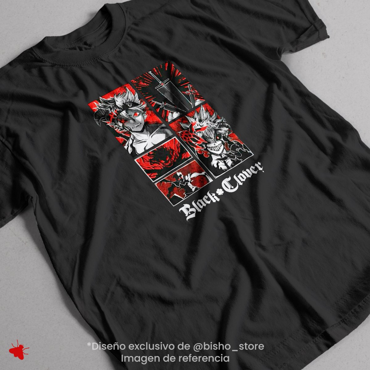 Remera Asta - Black Clover