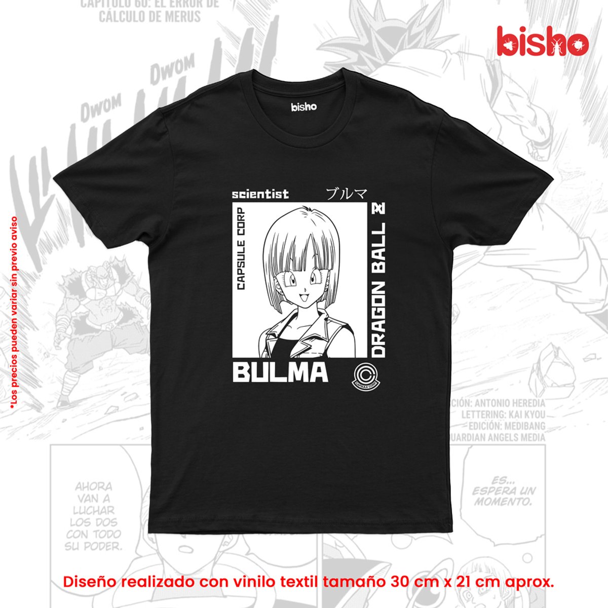 Remera Bulma - Dragon Ball