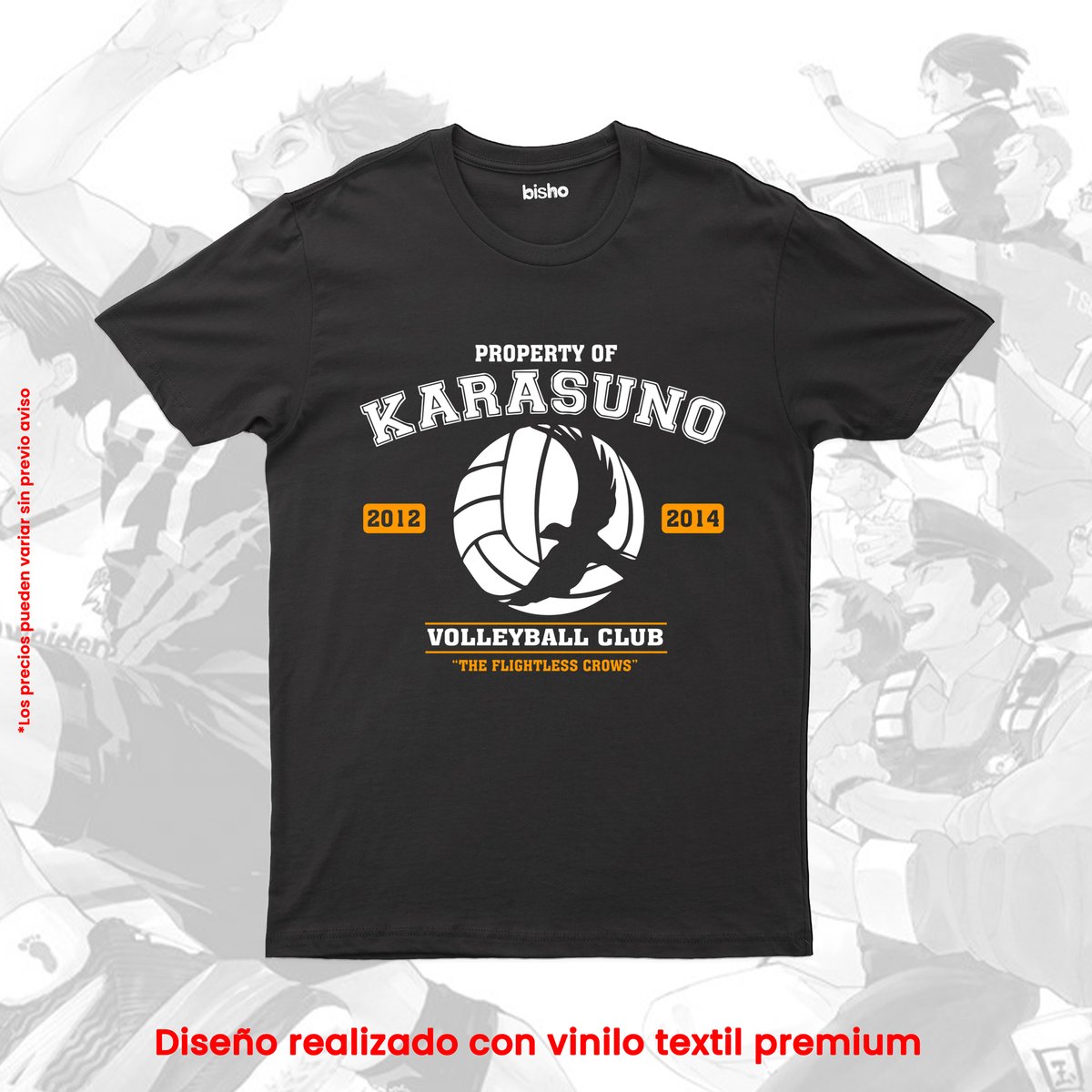 Remera Karasuno - Haikyuu