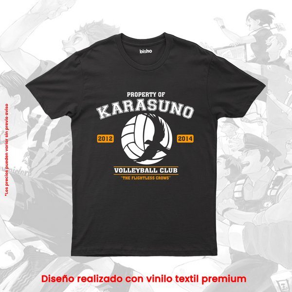 Remera Karasuno - Haikyuu