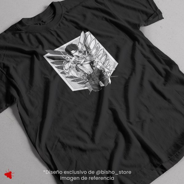 Remera Lervi - Attack on Titan