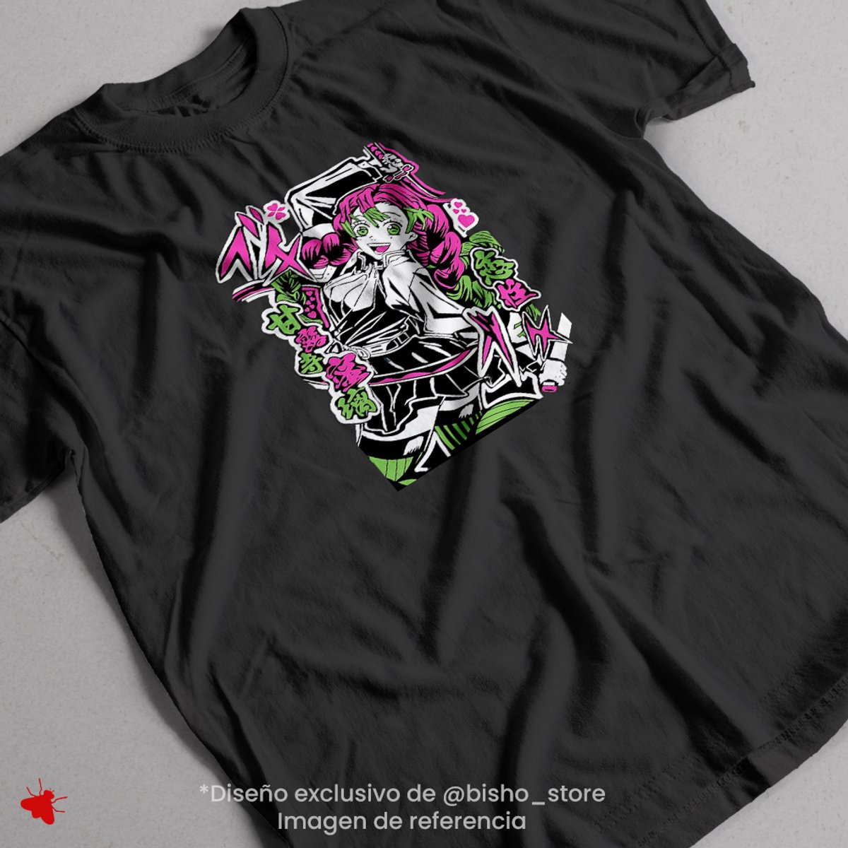 Remera Mitsuri - Demon Slayer