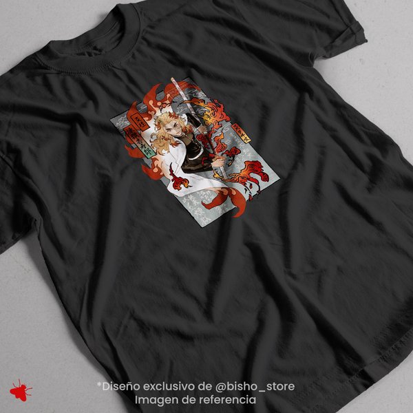 Remera Rengoku - Demon Slayer