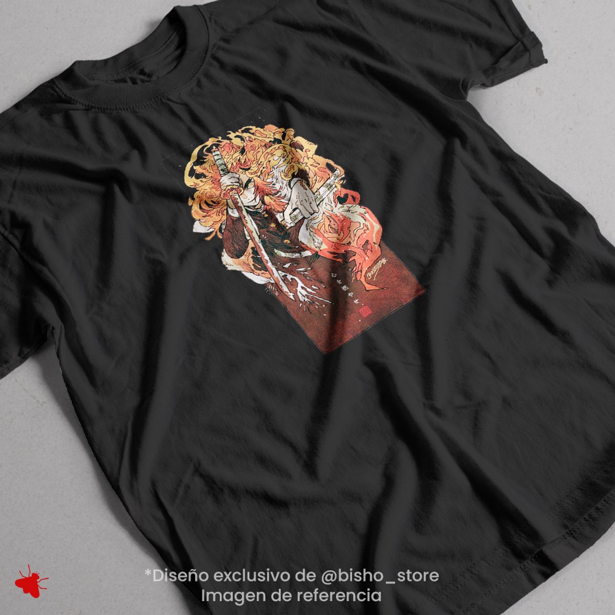 Remera Rengoku - Demon Slayer