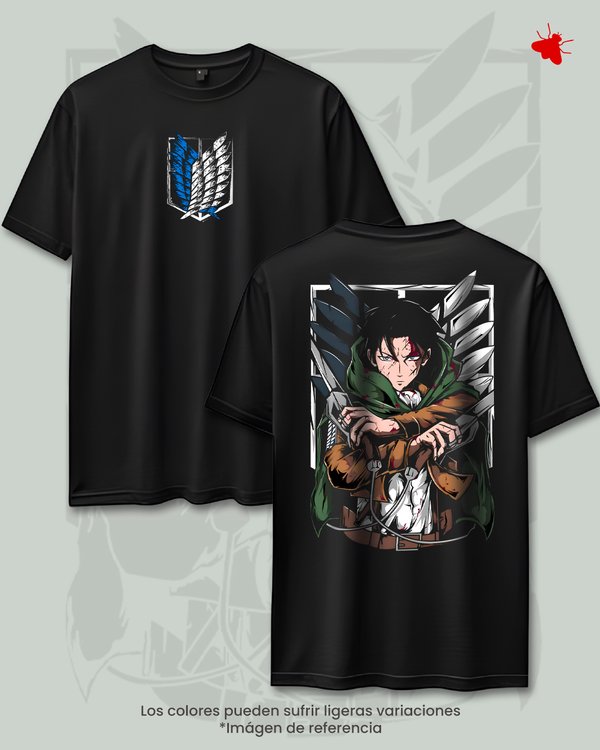 Remera Levi - Attack on titan