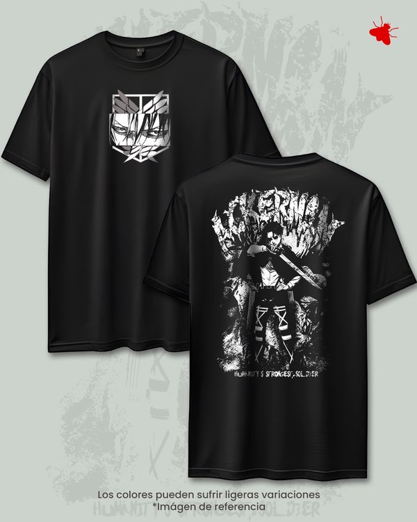 Remera Levi - Attack on titan