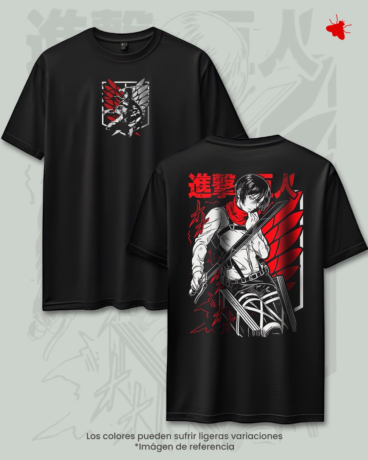 Remera Mikasa - Attack on titan