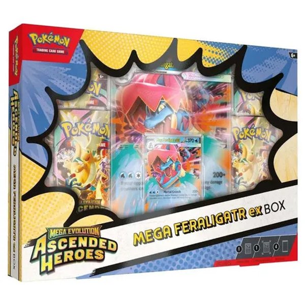 Pokémon TCG: Mega Evolution-Ascended Heroes Mega Feraligatr ex Box