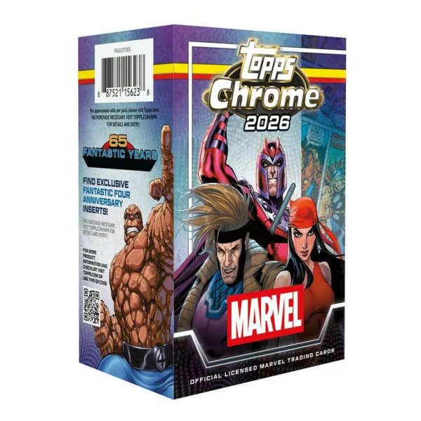 2026 Topps Chrome Marvel Comics – Value Box