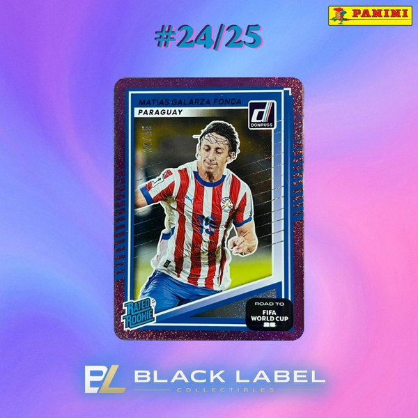  Panini Donruss Road to FIFA WC 2026 - Matías Galarza Rated Rookie #226 /25 NM