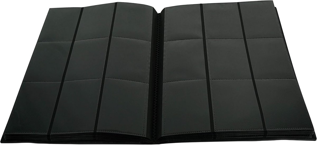 Vault X - 4 Pocket Strap Trading Card Binder 160 Cards Side Loading (Black) - 3