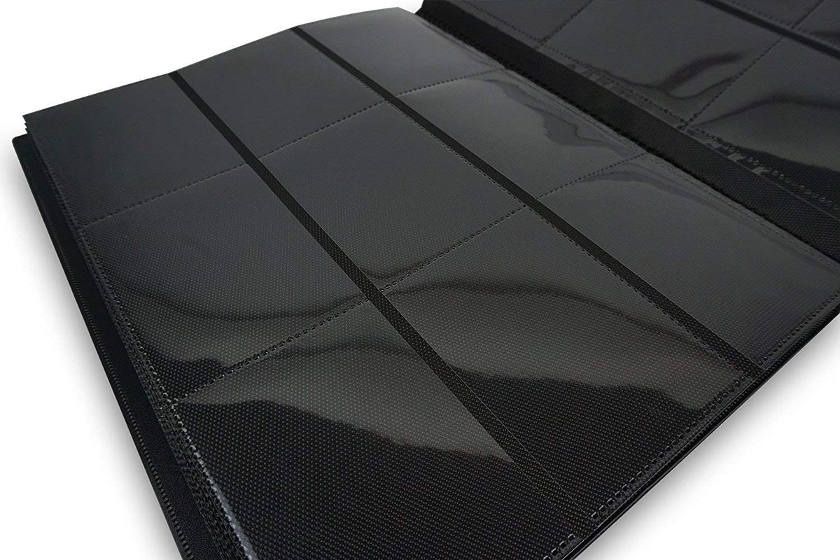 Vault X - 4 Pocket Strap Trading Card Binder 160 Cards Side Loading (Black) - 2
