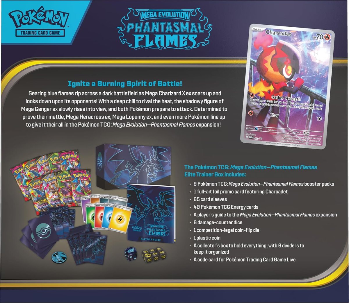 Pokémon TCG: Mega Evolution—Phantasmal Flames Elite Trainer Box (ENG) - 2