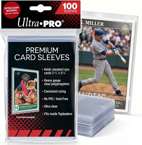 Ultra Pro - Premium Clear 100ct. Card Sleeves