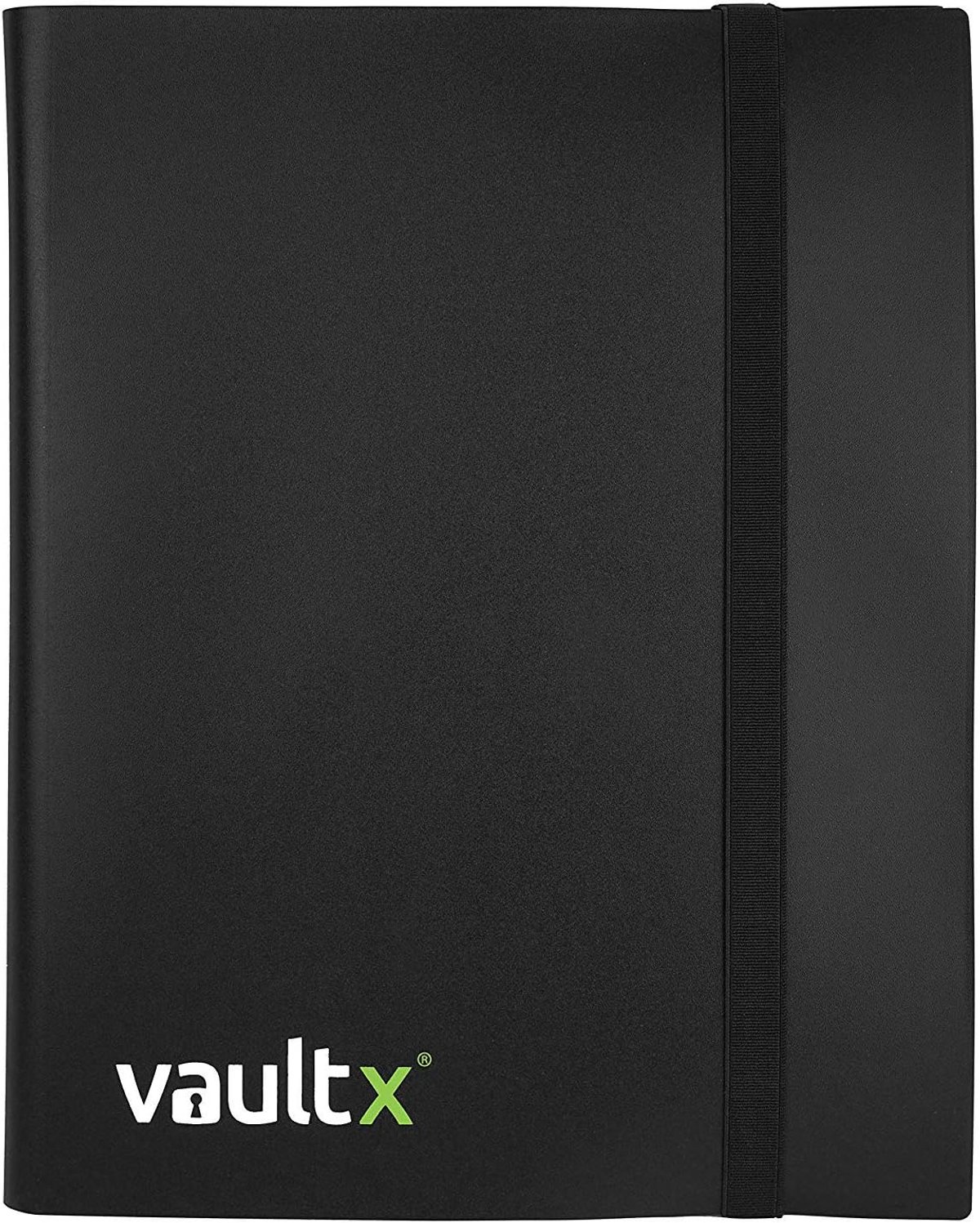Vault X - 4 Pocket Strap Trading Card Binder 160 Cards Side Loading (Black) - 4