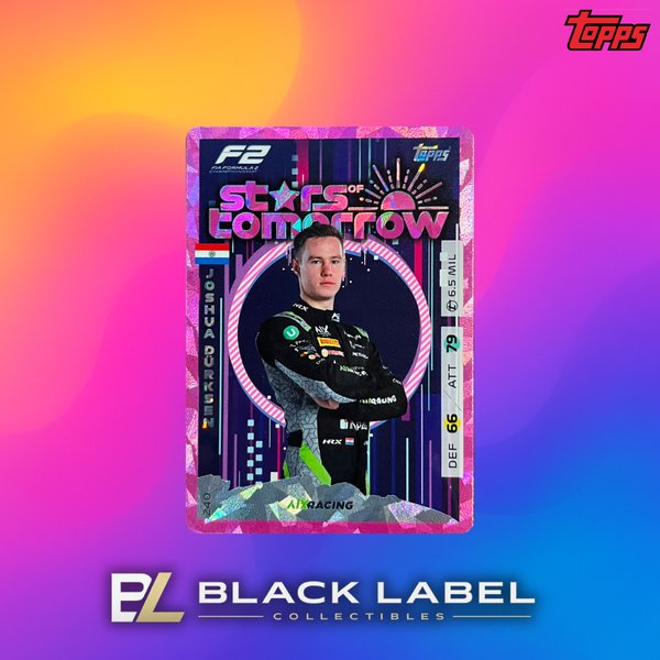2025 Topps Turbo Attax F1 -  Joshua Dürksen #240 Pink Diamond NM