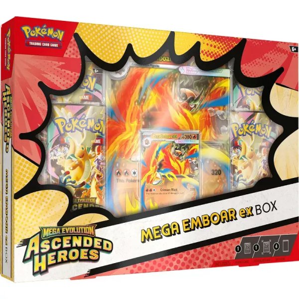 Pokémon TCG: Mega Evolution-Ascended Heroes Mega Emboar ex Box