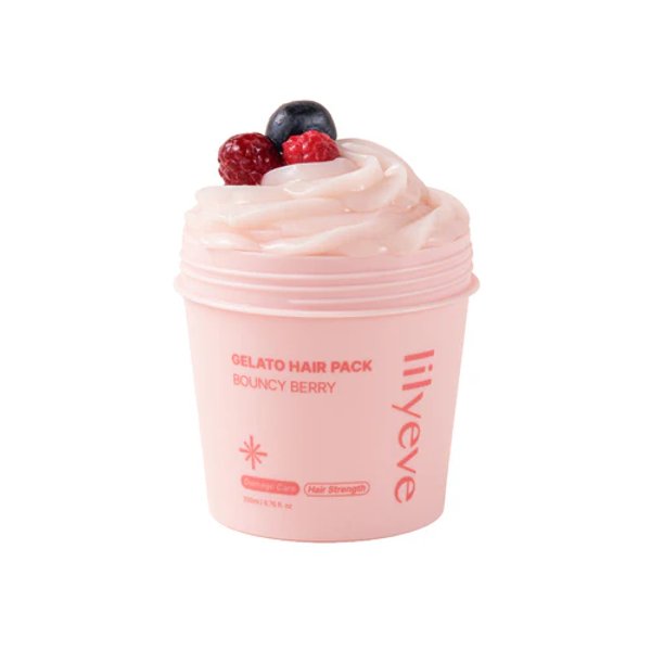 LILYEVE - Repair Turn Gelato Hair Pack - Bouncy Berry - 200 ml