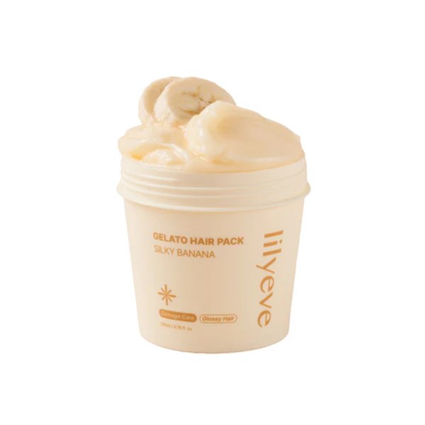 LILYEVE - Repair Turn Gelato Hair Pack - Silky Banana - 200 ml
