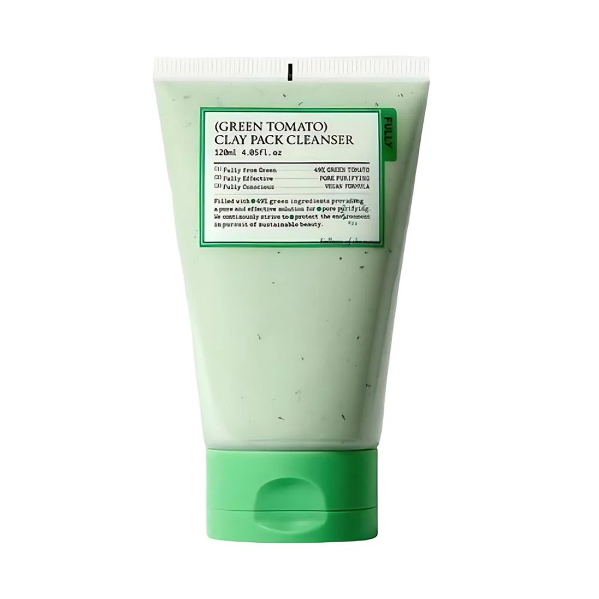 FULLY - Green Tomato Clay Mask Cleanser - 120 ml - 2