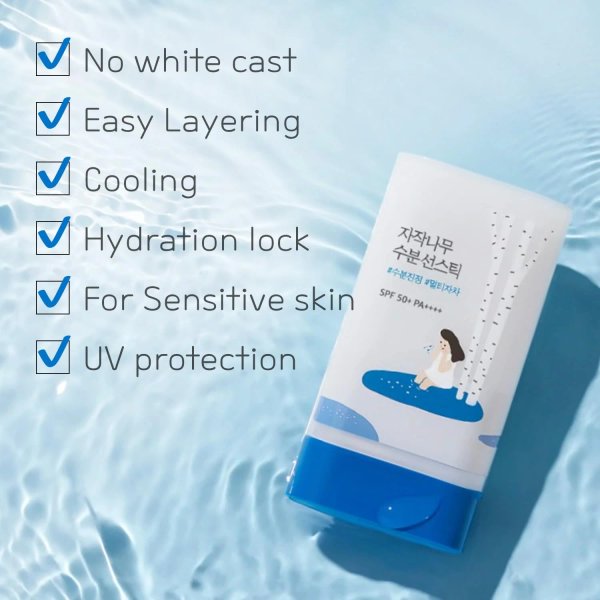 ROUND LAB - Birch Juice Moisturizing Sun Stick SPF50+ PA++++ - 19 g