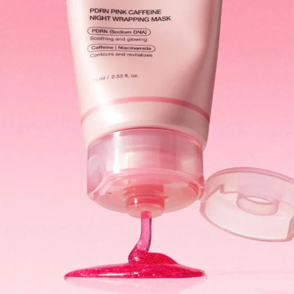 MEDICUBE - PDRN Pink Caffeine Night Wrapping Mask - 75ml