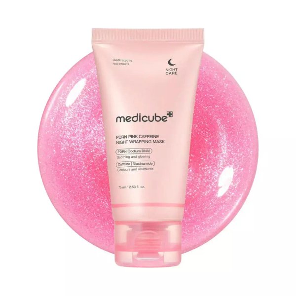 MEDICUBE - PDRN Pink Caffeine Night Wrapping Mask - 75ml