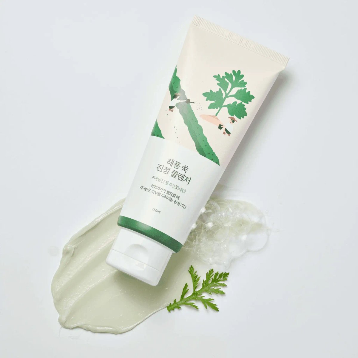 ROUND LAB - Mugwort Calming Cleanser - 150 ml