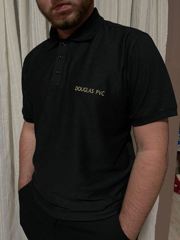 Remera Cuello Polo Maculina Personalizada