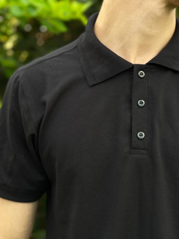 Remera Cuello Polo Basica