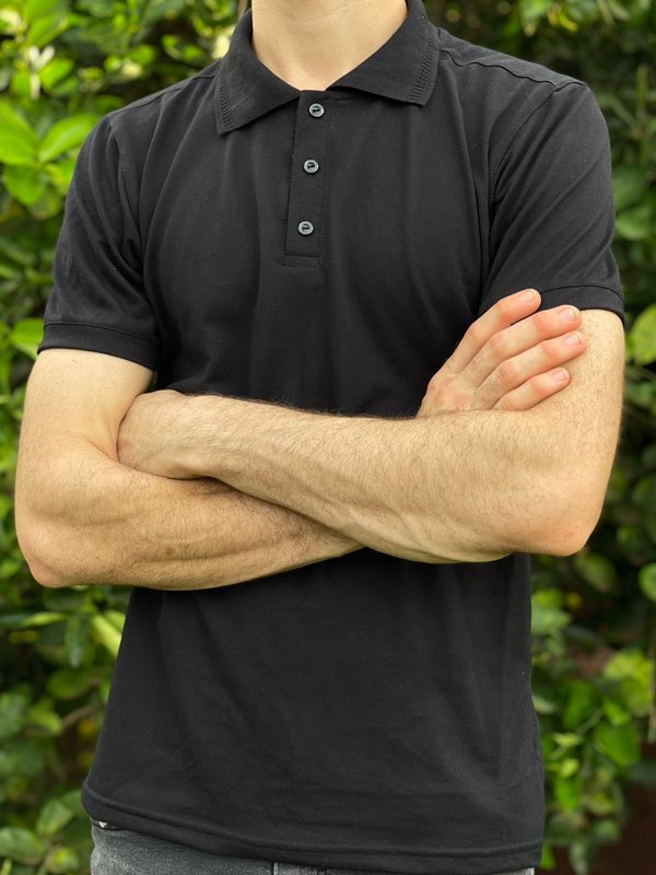 Remera Cuello Polo Basica
