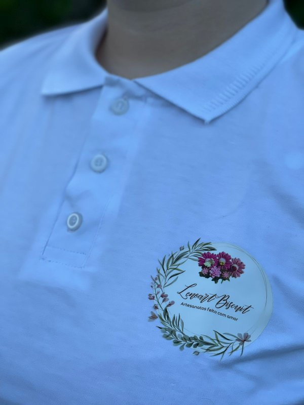 Remera Cuello Polo femenina personalizada