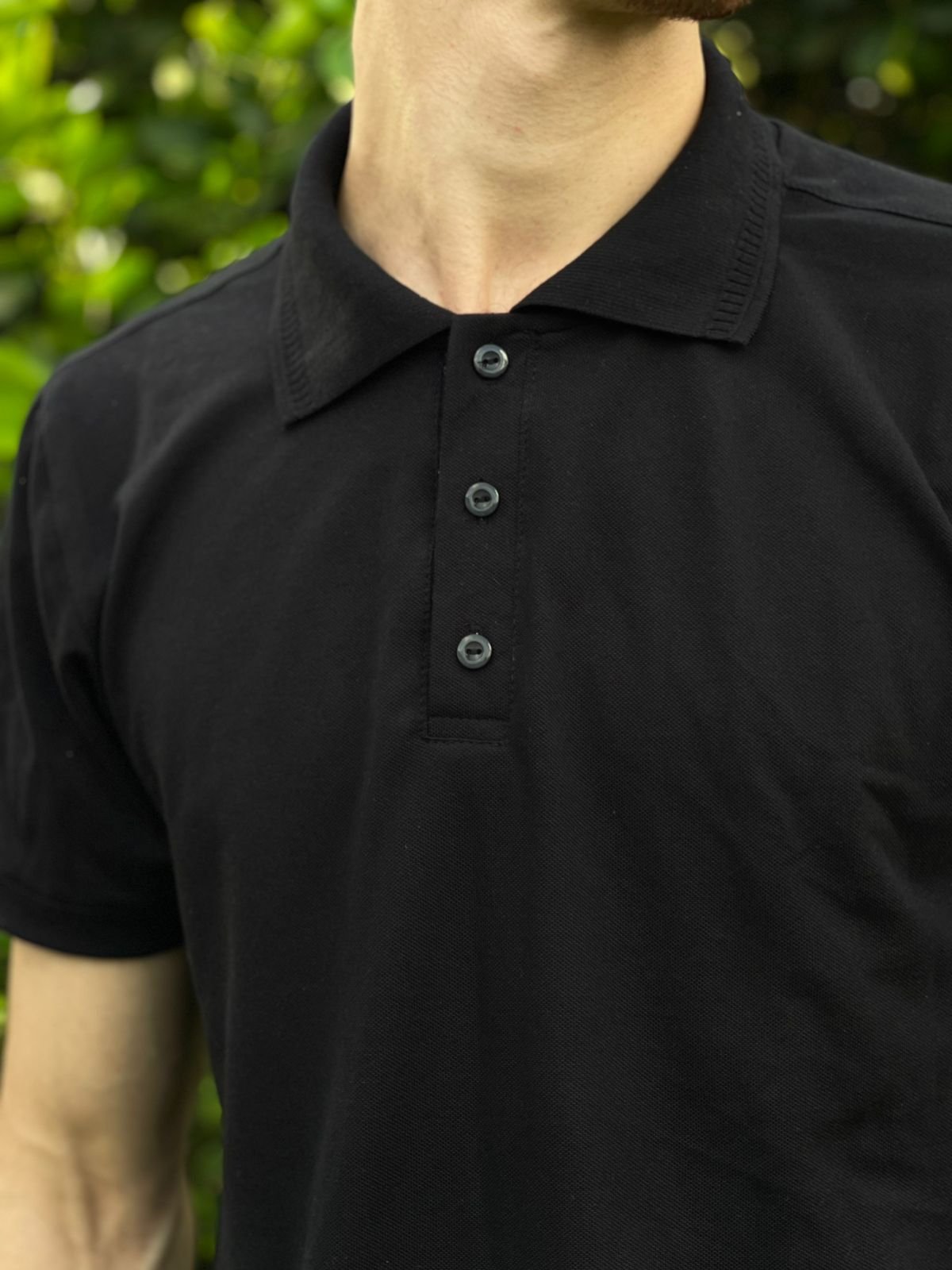 Remera Cuello Polo Basica - 5