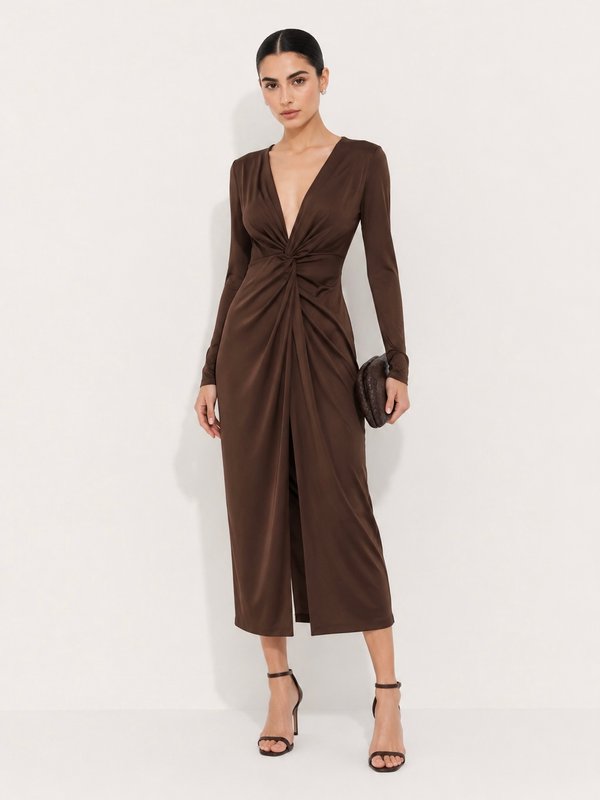 Vestido Marrón 