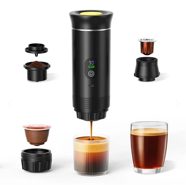 Cafetera Espresso Led Portatil 3 en 1
